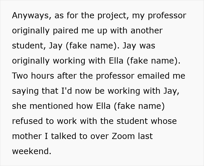 Overbearing Mother Keeps Speaking For Daughter During Partnered Project Work, Classmate At Wits End