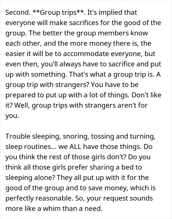 Friend Furious After Woman Books Her Own Hotel Room Because Every Single Boundary Of Hers Was Ignored