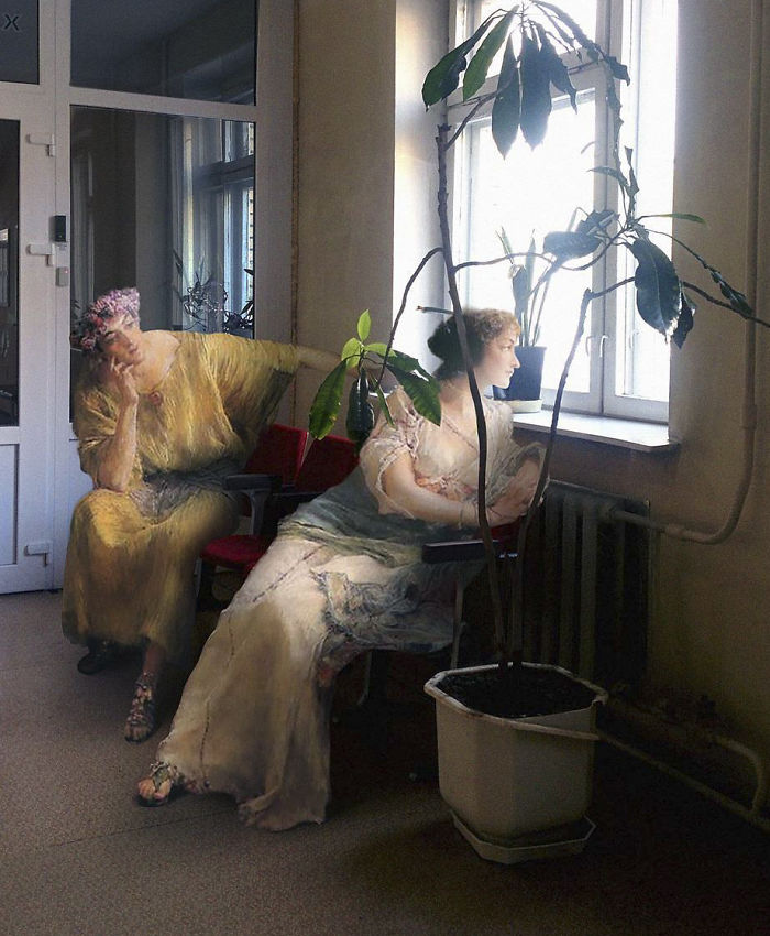 Artist Places People From Classical Paintings Into Modern Reality And They Fit Just Right