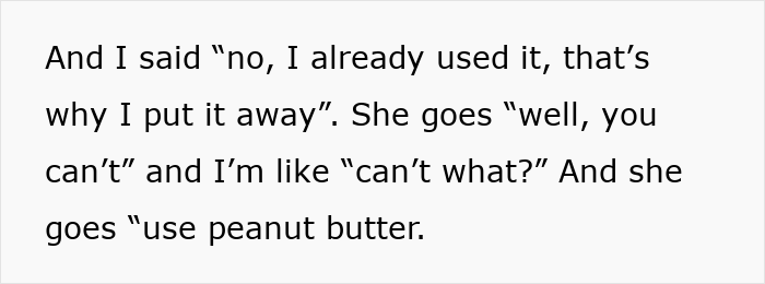 Lady Won't Stop Eating Peanut Butter Because Roomie's Unannounced Guest Is Allergic, Drama Ensues