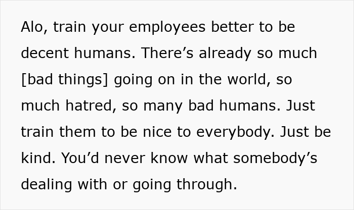 Woman Allegedly Goes To ALO And Gets Mocked And Fat-Shamed By Horrible Employees: 