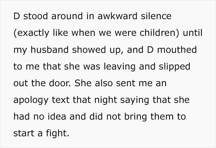 Text about parents being mad at daughter for not telling them she bought a house while they acted sneaky themselves.