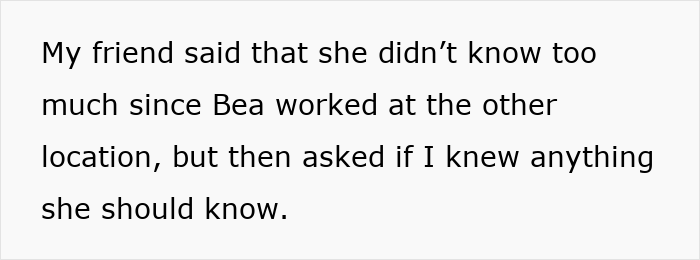 Text about office bully exposed for theft and consequences after lady sends her out with security.