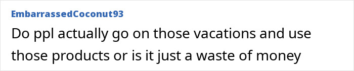 Comment questioning if nominees actually use the products in the jaw-dropping $346K Oscars gift bag or if it&rsquo;s a waste of money