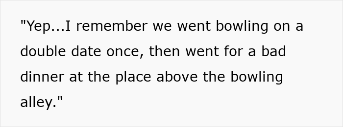 ALT text: Man recalling a past double date and dinner, thinking he imagined his teenage ex now living as a man in the US.