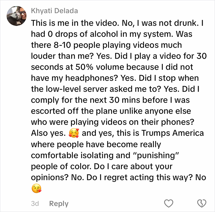 Woman Loses It After Getting Kicked Off Plane For Watching Videos Without Headphones