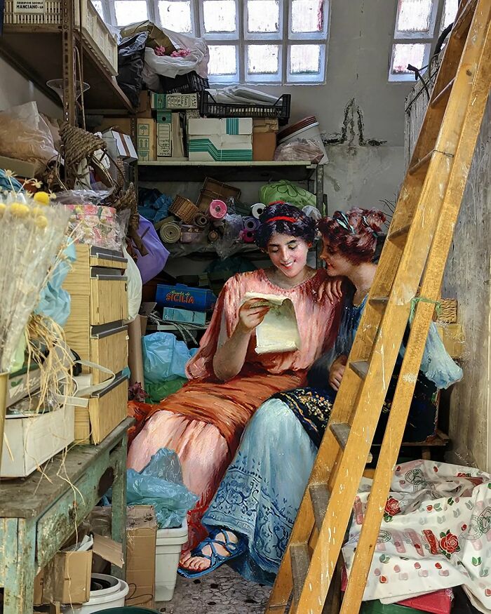 Artist Places People From Classical Paintings Into Modern Reality And They Fit Just Right