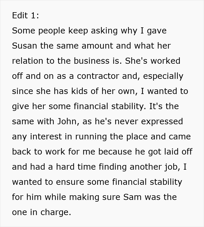 Retiring Dad Picks Prot&eacute;g&eacute; As Main Heir To The Business, Son Gets A Small Slice And More Resentment