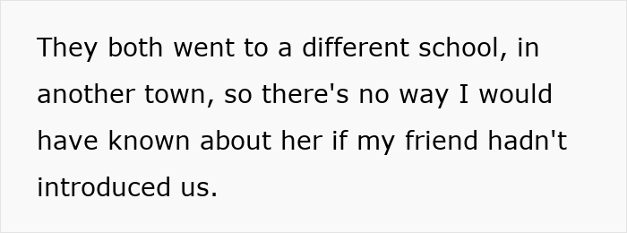 Text on a white background stating a story about a guy meeting his teenage ex who now lives as a man in the US.