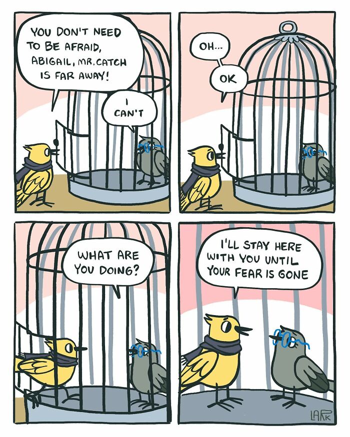 The Bird Office Saga Ends with 60 New Comics By Lark About Birds Working For A Boss Cat