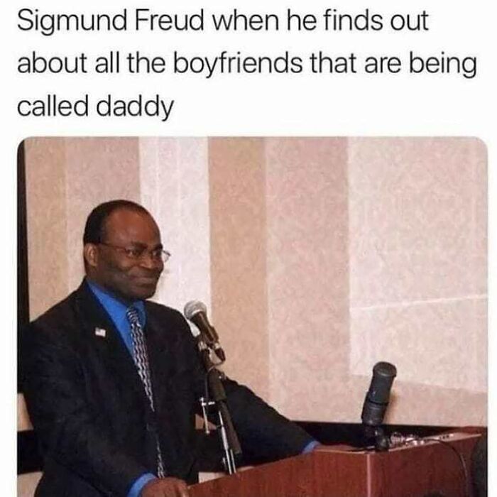 Man in suit at podium with microphone, smirking, paired with meme about doctors and patients tired of it all.