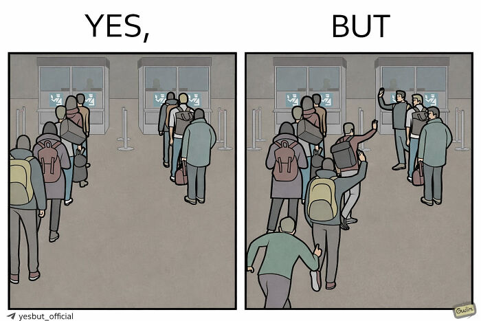 “Yes, But”: 30 Clever Comics By Anton Gudim That Perfectly Capture Life’s Everyday Contradictions