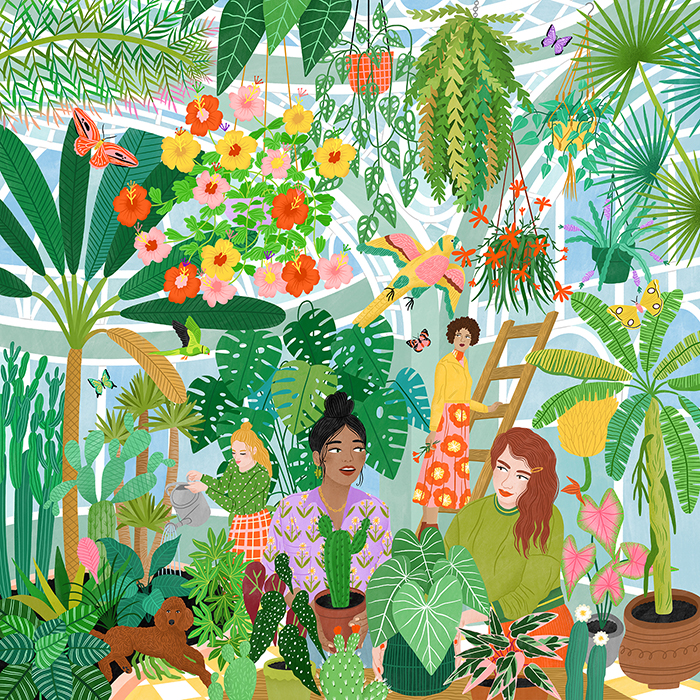 This Artist Creates Vibrant Illustrations That Celebrate Feminine Energy In A Fun And Playful Way
