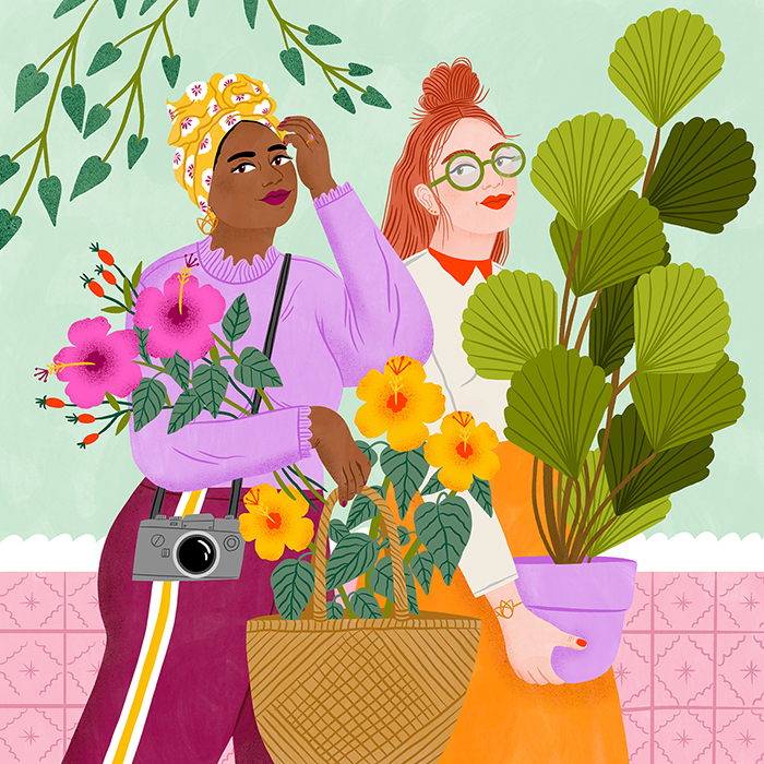 This Artist Creates Vibrant Illustrations That Celebrate Feminine Energy In A Fun And Playful Way