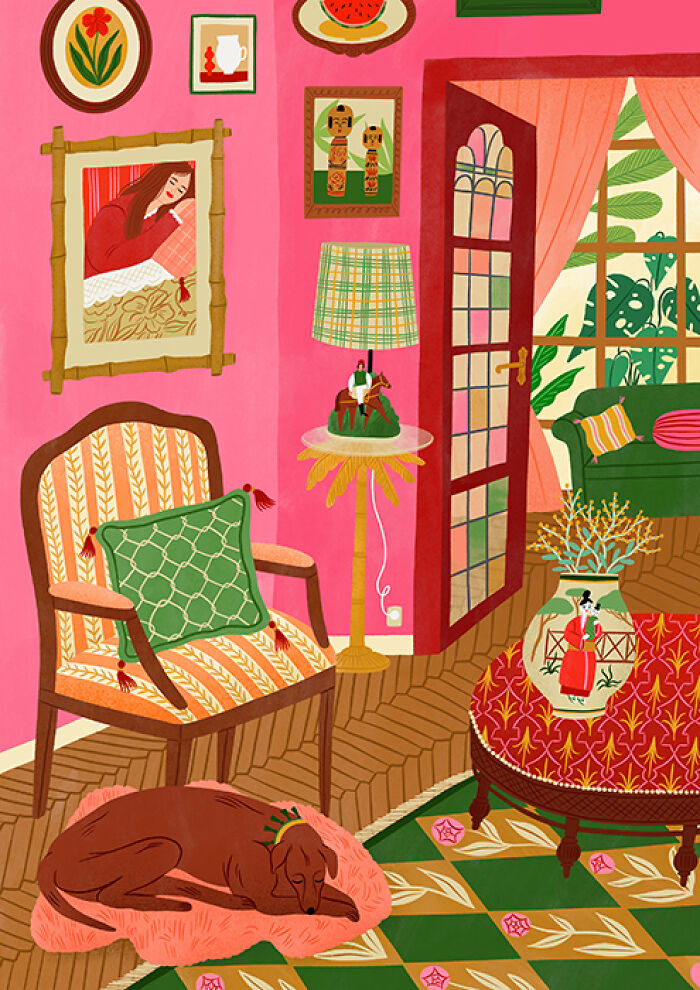 This Artist Creates Vibrant Illustrations That Celebrate Feminine Energy In A Fun And Playful Way