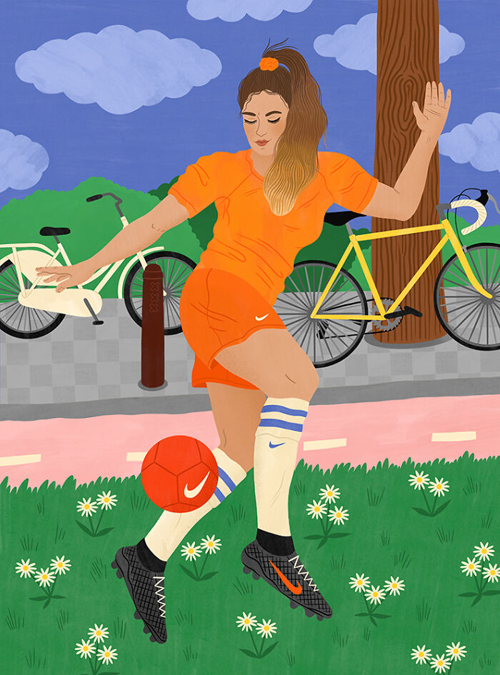 This Artist Creates Vibrant Illustrations That Celebrate Feminine Energy In A Fun And Playful Way