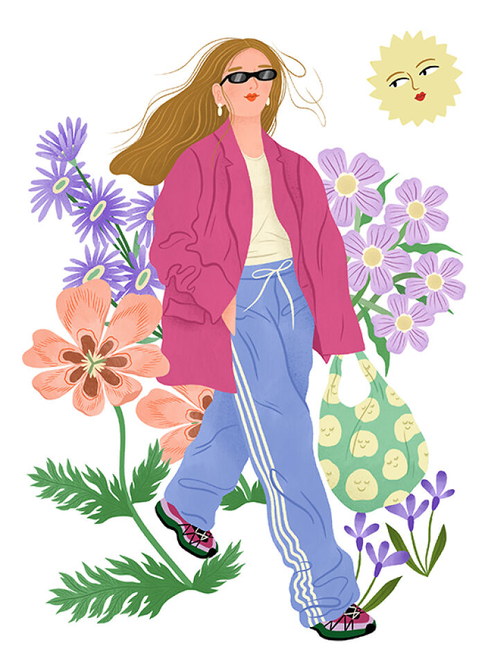 This Artist Creates Vibrant Illustrations That Celebrate Feminine Energy In A Fun And Playful Way