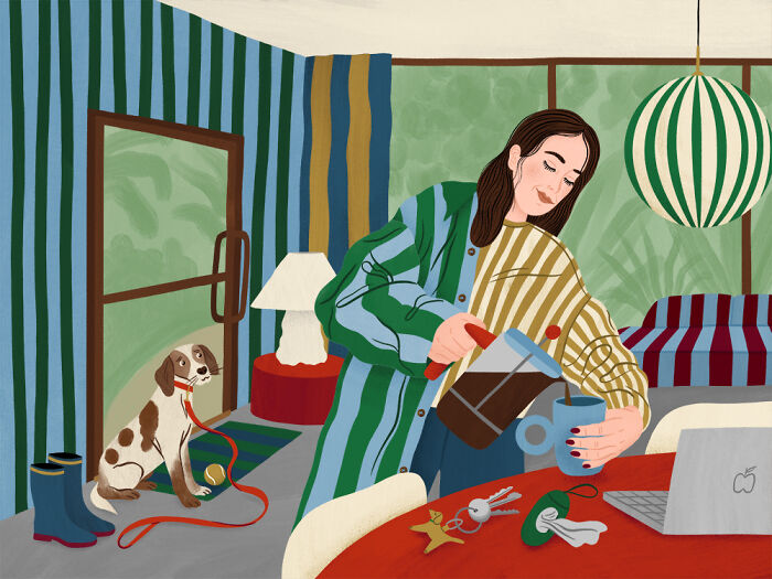 This Artist Creates Vibrant Illustrations That Celebrate Feminine Energy In A Fun And Playful Way