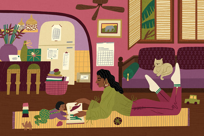 This Artist Creates Vibrant Illustrations That Celebrate Feminine Energy In A Fun And Playful Way