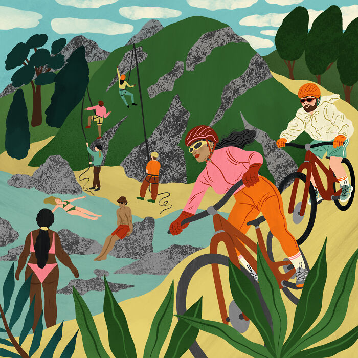 This Artist Creates Vibrant Illustrations That Celebrate Feminine Energy In A Fun And Playful Way