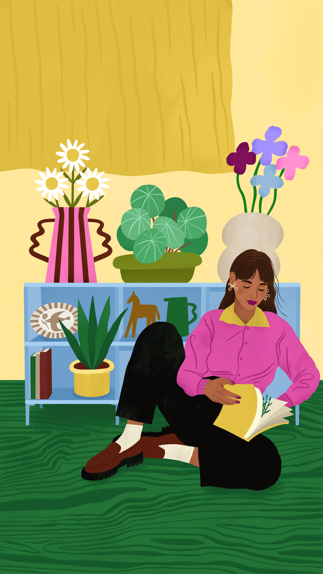 This Artist Creates Vibrant Illustrations That Celebrate Feminine Energy In A Fun And Playful Way