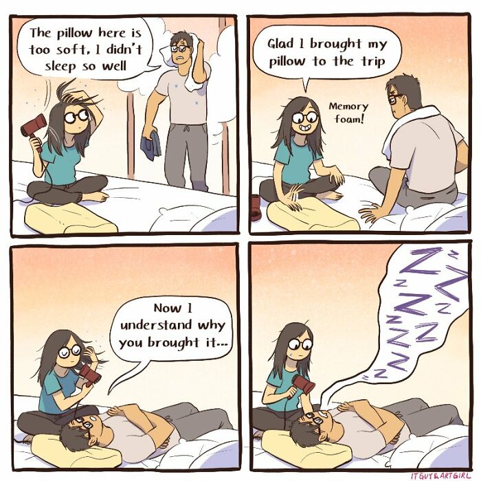 We Selected 50 Of The Funniest “It Guy & Art Girl” Relationship Comics By Bonnie Pang