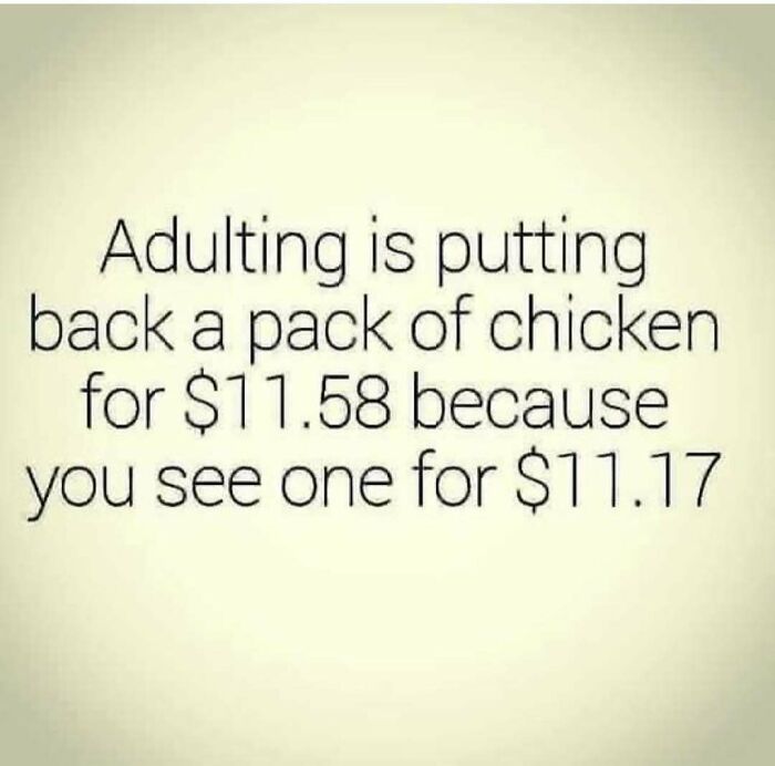 Humorous 90s post about adulting and grocery shopping, showing parts of life that don’t exist anymore.