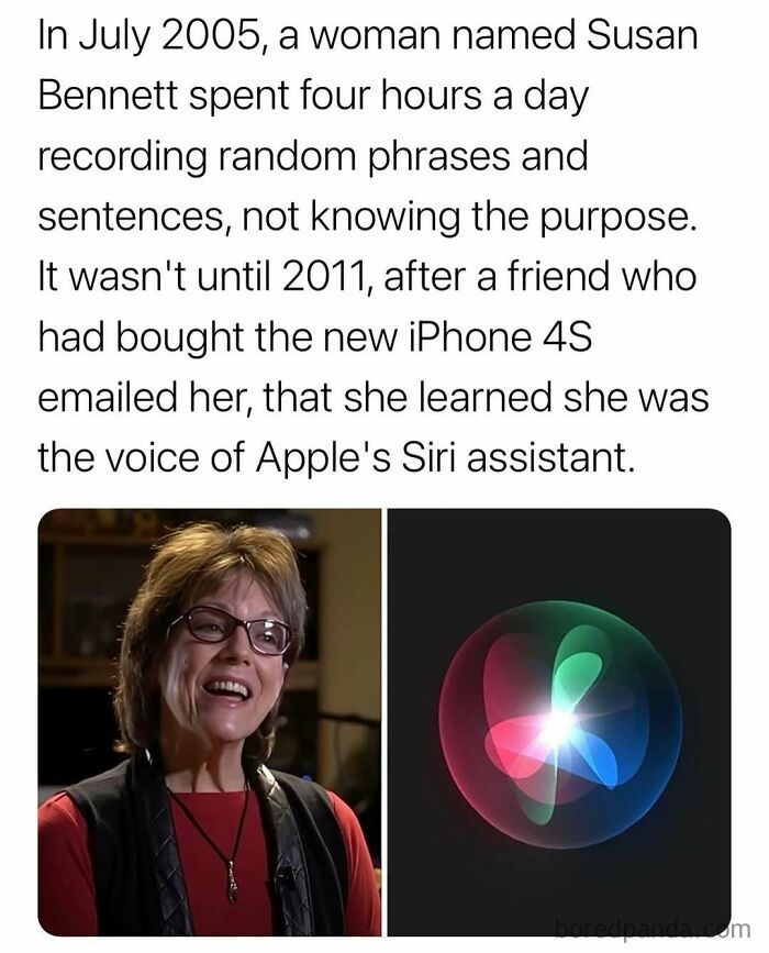 Woman who voiced Apple's Siri assistant revealed in surprising facts about technology and voice recognition.