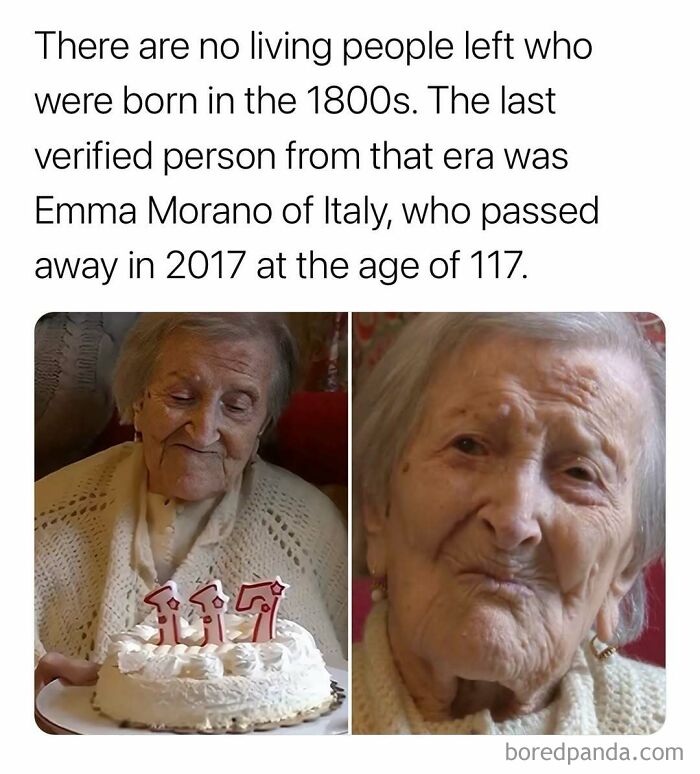 Elderly woman celebrating her 117th birthday, one of the surprising facts about longevity you may not forget.