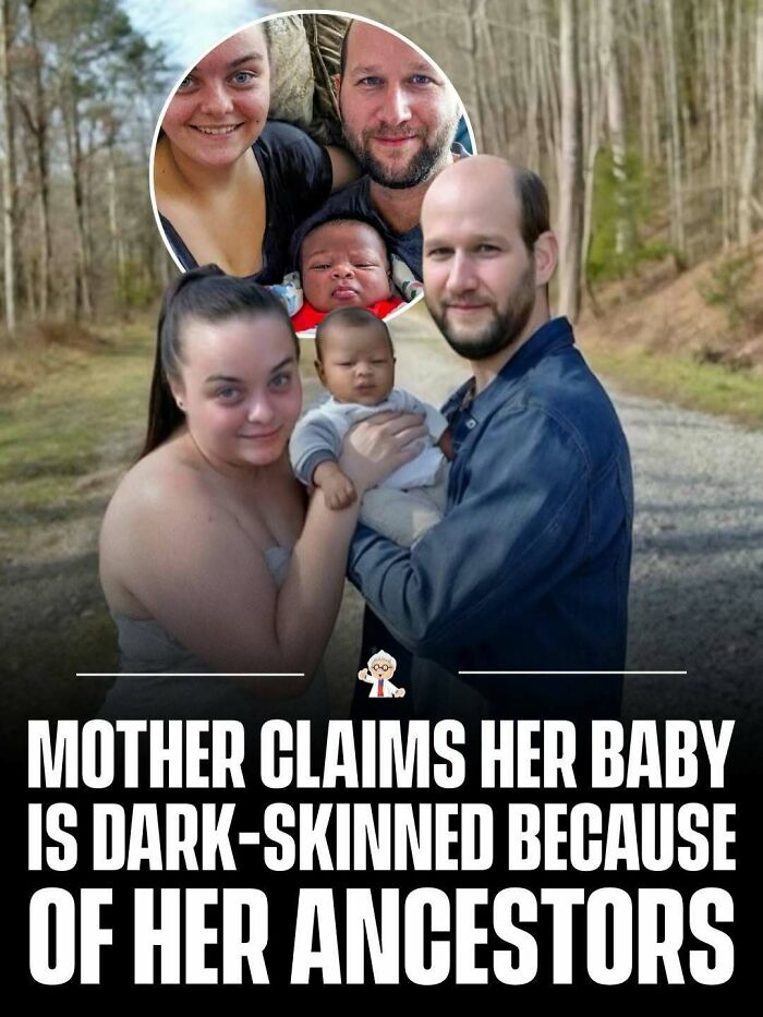 Mother holding dark-skinned baby with father and family, a wholesome and interesting fact from all over the world.