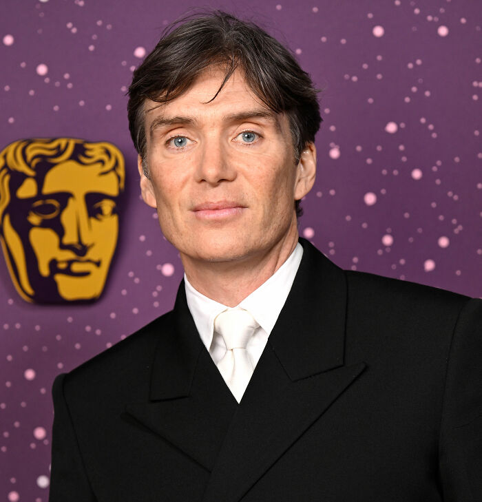 Actor Cillian Murphy at an event with a purple background, related to new name topping list to play Voldemort. Actor Cillian Murphy at an event with a purple background, related to new name topping list to play Voldemort.