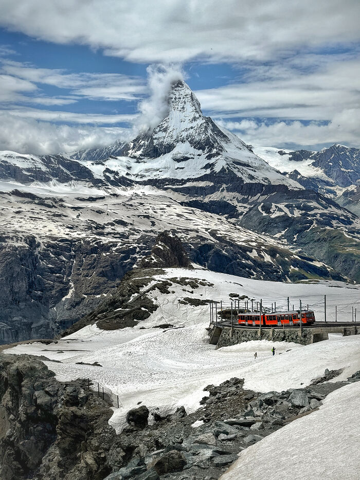 1st Place Winner, Travel/Adventure & Transportation: Gornergrat Train & The Matterhorn By Joseph Cyr