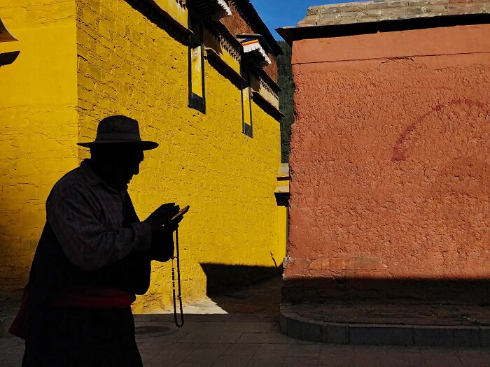 Honorable Mention, Street Photography: Light & Shadow By Kuanglong Zhang