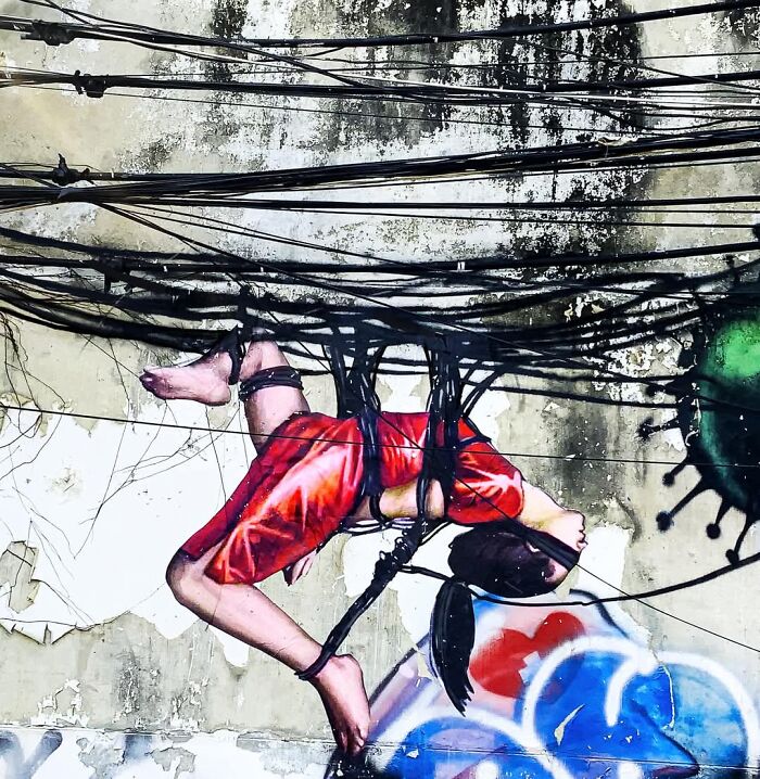 Luckyleg Street Art Thailand