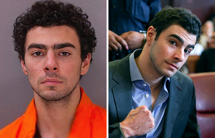 Side-by-side images of a man in his hottest mugshots and what he looks like now, showing a dramatic transformation.