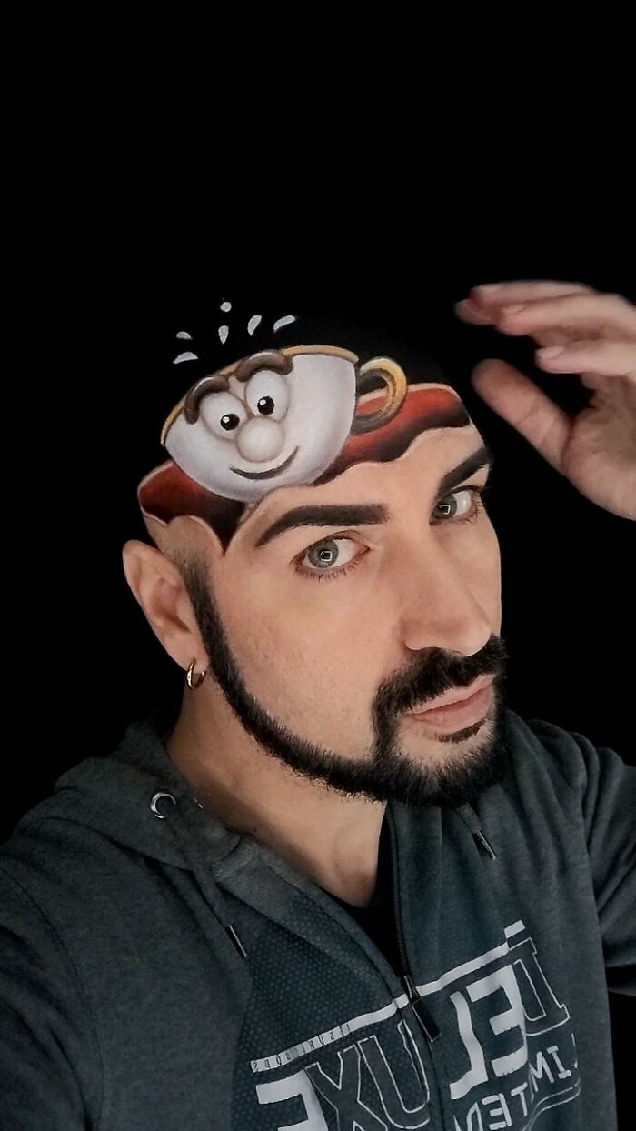 This Artist Paints 3D Illusions On His Own Body And The Results Will Seriously Mess With Your Mind (24 Pics)