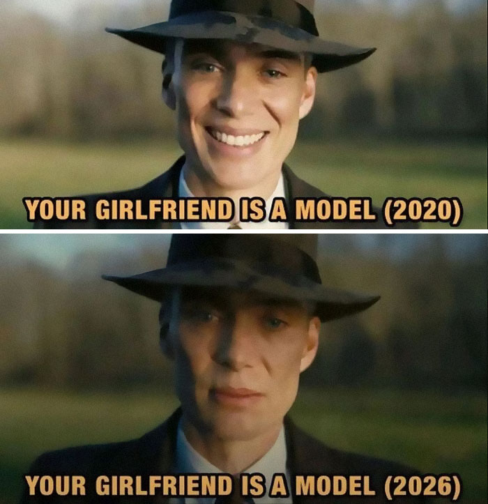 Split image meme showing a man happy then sad, illustrating the frustrating struggle of debugging in programming.