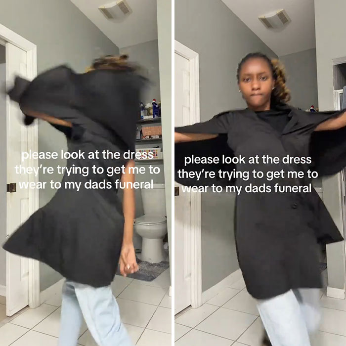 A reclamação viral de uma mulher sobre o traje funerário após a morte do pai provoca reações surpreendentes A reclamação viral de uma mulher sobre o traje funerário após a morte do pai provoca reações surpreendentes