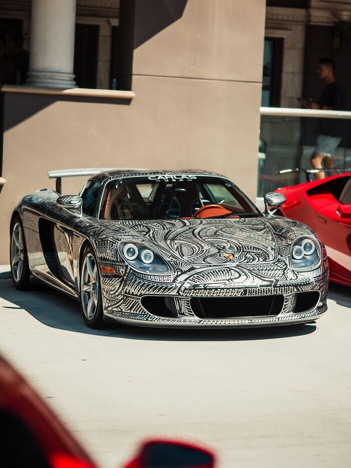 Porsche Carrera Gt Hand-Painted By Chris Dunlop Live At Sema Show 2025