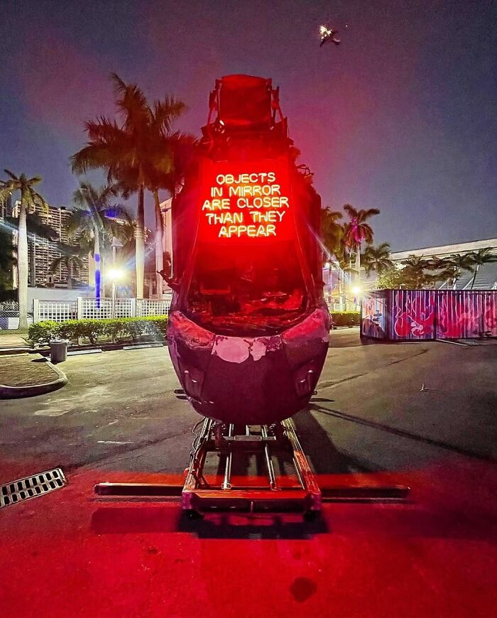 "Objects In Mirror Are Closer Than They Appear" By Whisbe