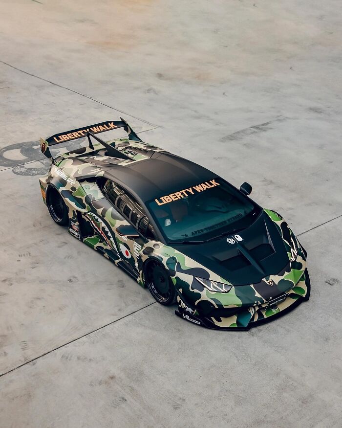 Lamborghini Huracan Gt Special Edition By Japanese Car Shop Liberty Walk, Founded By Wataru Kato