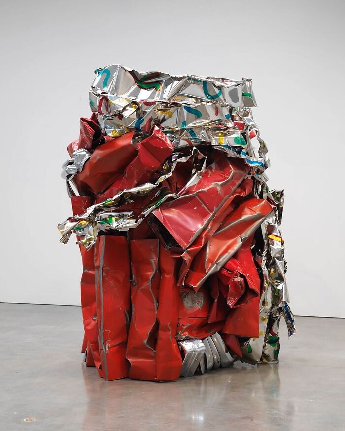 Crushed Car Parts As Artworks By John Chamberlain