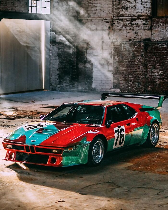 Hand-Painted 1979 Bmw M1 By Andy Warhol