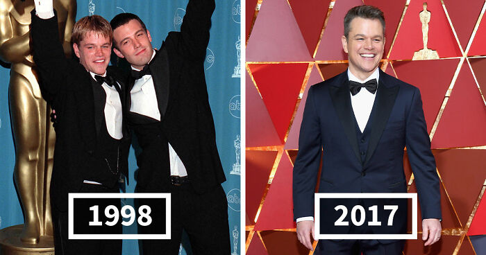 17 Actors Who Looked Completely Different At Their First Oscars vs. Their Latest Appearance