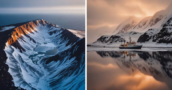 This Photographer Created 40 Unreal Landscapes And Wildlife Scenes Using AI