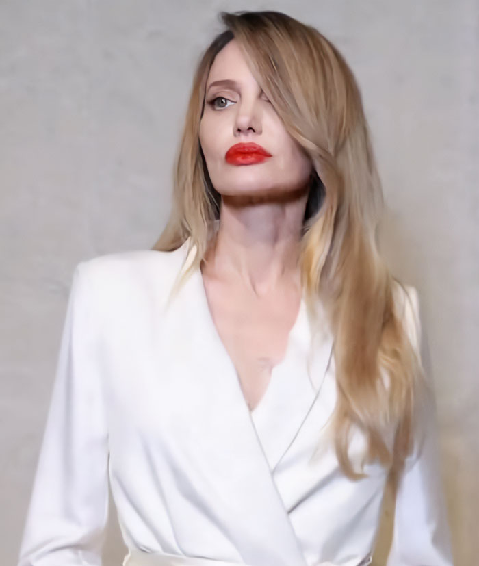 Angelina Jolie's Cryptic Statement At Tom Ford Event Sparks Theories After Fans Scrutinize Her Transformation Angelina Jolie's Cryptic Statement At Tom Ford Event Sparks Theories After Fans Scrutinize Her Transformation