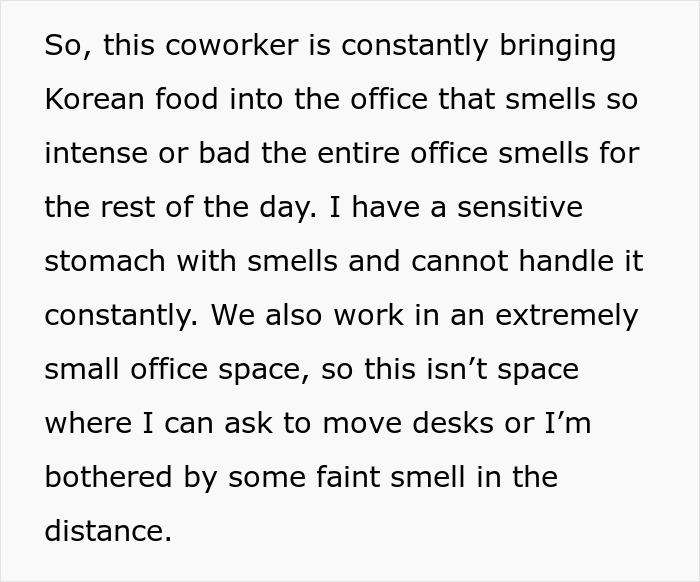 Lady Reports Coworker For Complaining About "Cultural" Food, Says Her &ldquo;Nausea&rdquo; Is &ldquo;Repressed Racism&rdquo;