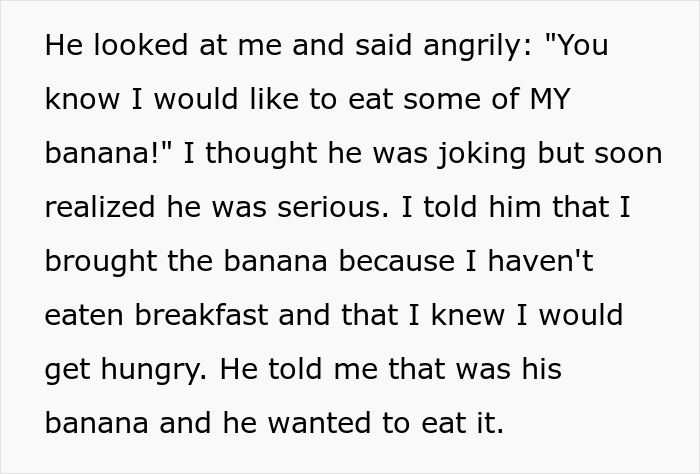 Guy Steals GF's Banana And Rages When She Says It's Hers, She's Horrified By The Turn Of Events
