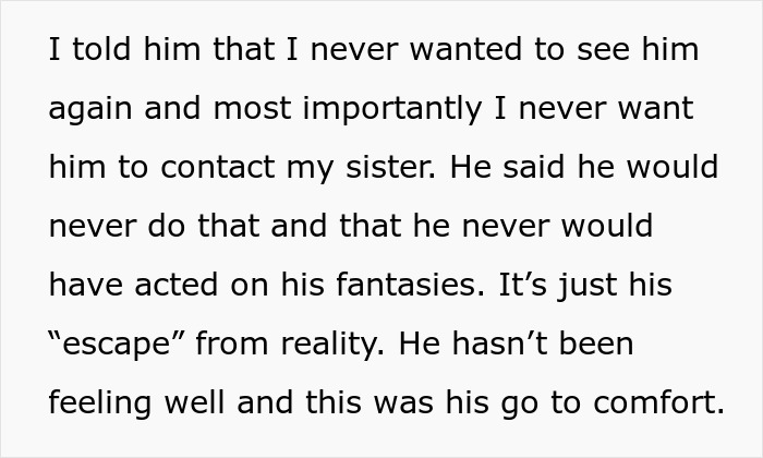 Woman weirded out by husband&rsquo;s obsession with sister&rsquo;s weight uncovers unsettling texts revealing his fantasies.
