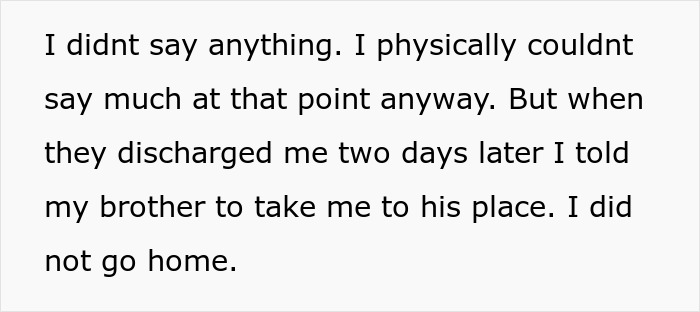 Man shares feelings after wife misses husband's surgery to support coworker during divorce, then he leaves home.